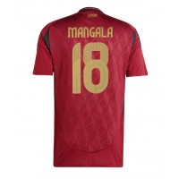 Maglia Calcio Belgio Orel Mangala #18 Prima Divisa Europei 2024 Manica Corta